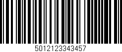 Código de barras (EAN, GTIN, SKU, ISBN): '5012123343457'