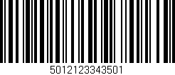 Código de barras (EAN, GTIN, SKU, ISBN): '5012123343501'