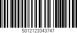 Código de barras (EAN, GTIN, SKU, ISBN): '5012123343747'