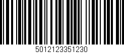Código de barras (EAN, GTIN, SKU, ISBN): '5012123351230'