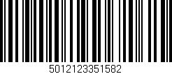 Código de barras (EAN, GTIN, SKU, ISBN): '5012123351582'