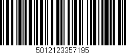 Código de barras (EAN, GTIN, SKU, ISBN): '5012123357195'