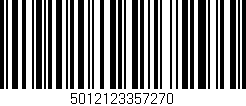 Código de barras (EAN, GTIN, SKU, ISBN): '5012123357270'