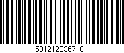 Código de barras (EAN, GTIN, SKU, ISBN): '5012123367101'