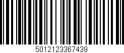 Código de barras (EAN, GTIN, SKU, ISBN): '5012123367439'