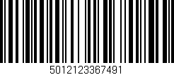Código de barras (EAN, GTIN, SKU, ISBN): '5012123367491'
