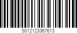 Código de barras (EAN, GTIN, SKU, ISBN): '5012123367613'
