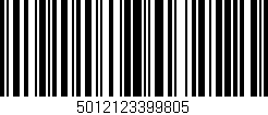 Código de barras (EAN, GTIN, SKU, ISBN): '5012123399805'