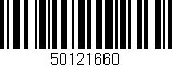Código de barras (EAN, GTIN, SKU, ISBN): '50121660'