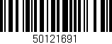 Código de barras (EAN, GTIN, SKU, ISBN): '50121691'