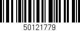 Código de barras (EAN, GTIN, SKU, ISBN): '50121779'
