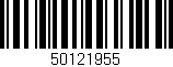 Código de barras (EAN, GTIN, SKU, ISBN): '50121955'