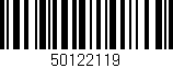 Código de barras (EAN, GTIN, SKU, ISBN): '50122119'
