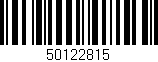 Código de barras (EAN, GTIN, SKU, ISBN): '50122815'