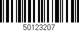 Código de barras (EAN, GTIN, SKU, ISBN): '50123207'