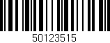 Código de barras (EAN, GTIN, SKU, ISBN): '50123515'