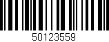 Código de barras (EAN, GTIN, SKU, ISBN): '50123559'