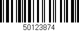 Código de barras (EAN, GTIN, SKU, ISBN): '50123874'