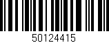 Código de barras (EAN, GTIN, SKU, ISBN): '50124415'