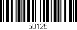 Código de barras (EAN, GTIN, SKU, ISBN): '50125'