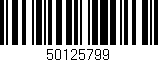 Código de barras (EAN, GTIN, SKU, ISBN): '50125799'