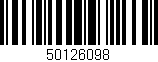 Código de barras (EAN, GTIN, SKU, ISBN): '50126098'