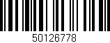 Código de barras (EAN, GTIN, SKU, ISBN): '50126778'