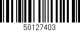 Código de barras (EAN, GTIN, SKU, ISBN): '50127403'