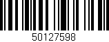 Código de barras (EAN, GTIN, SKU, ISBN): '50127598'