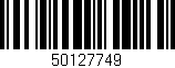 Código de barras (EAN, GTIN, SKU, ISBN): '50127749'