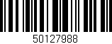 Código de barras (EAN, GTIN, SKU, ISBN): '50127988'