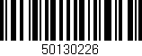 Código de barras (EAN, GTIN, SKU, ISBN): '50130226'