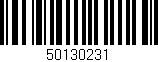 Código de barras (EAN, GTIN, SKU, ISBN): '50130231'