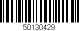 Código de barras (EAN, GTIN, SKU, ISBN): '50130429'