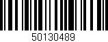 Código de barras (EAN, GTIN, SKU, ISBN): '50130489'