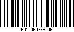 Código de barras (EAN, GTIN, SKU, ISBN): '5013063765705'