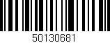 Código de barras (EAN, GTIN, SKU, ISBN): '50130681'