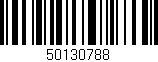 Código de barras (EAN, GTIN, SKU, ISBN): '50130788'