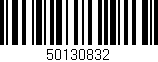 Código de barras (EAN, GTIN, SKU, ISBN): '50130832'
