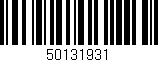 Código de barras (EAN, GTIN, SKU, ISBN): '50131931'