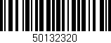 Código de barras (EAN, GTIN, SKU, ISBN): '50132320'