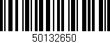 Código de barras (EAN, GTIN, SKU, ISBN): '50132650'