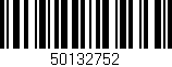 Código de barras (EAN, GTIN, SKU, ISBN): '50132752'