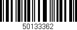 Código de barras (EAN, GTIN, SKU, ISBN): '50133362'