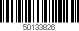 Código de barras (EAN, GTIN, SKU, ISBN): '50133826'