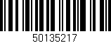 Código de barras (EAN, GTIN, SKU, ISBN): '50135217'