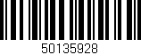 Código de barras (EAN, GTIN, SKU, ISBN): '50135928'