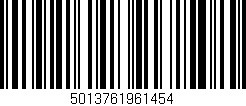 Código de barras (EAN, GTIN, SKU, ISBN): '5013761961454'