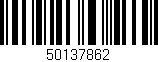 Código de barras (EAN, GTIN, SKU, ISBN): '50137862'