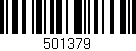 Código de barras (EAN, GTIN, SKU, ISBN): '501379'